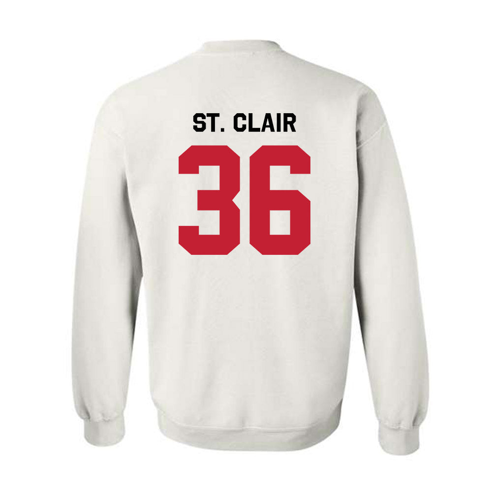 Georgia - NCAA Football : Jackson St. Clair - Classic Shersey Crewneck Sweatshirt-1