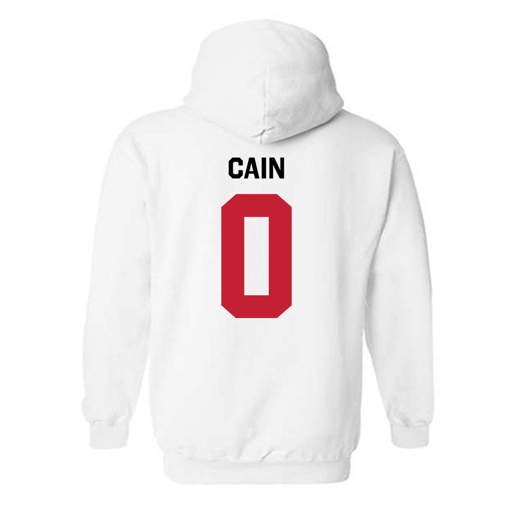 Georgia - NCAA Men's Basketball : Blue Cain - Classic Shersey Hooded Sweatshirt-1