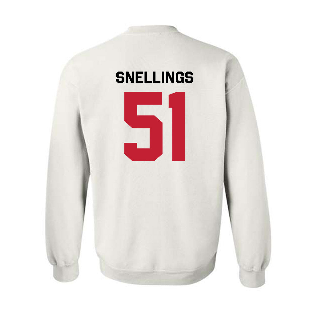 Georgia - NCAA Football : Will Snellings - Classic Shersey Crewneck Sweatshirt-1