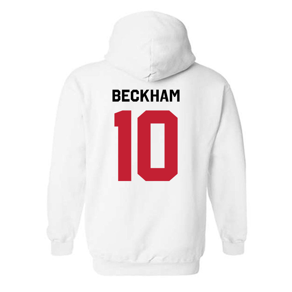 Georgia - NCAA Women's Basketball : Aubrey Beckham - Classic Shersey Hooded Sweatshirt-1