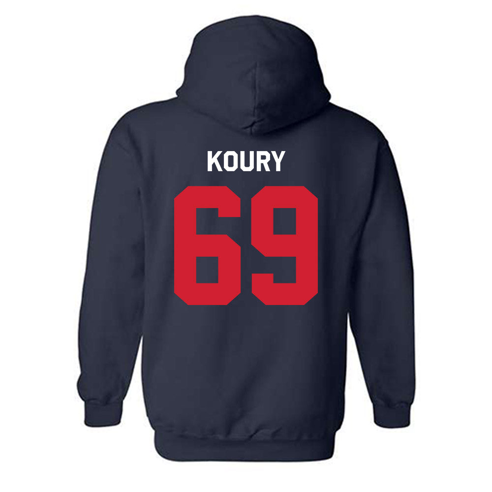 Ole Miss - NCAA Football : Joe Koury - Classic Shersey Hooded Sweatshirt-1