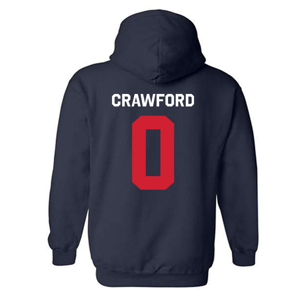 Ole Miss - NCAA Football : Jalyn Crawford - Classic Shersey Hooded Sweatshirt-1