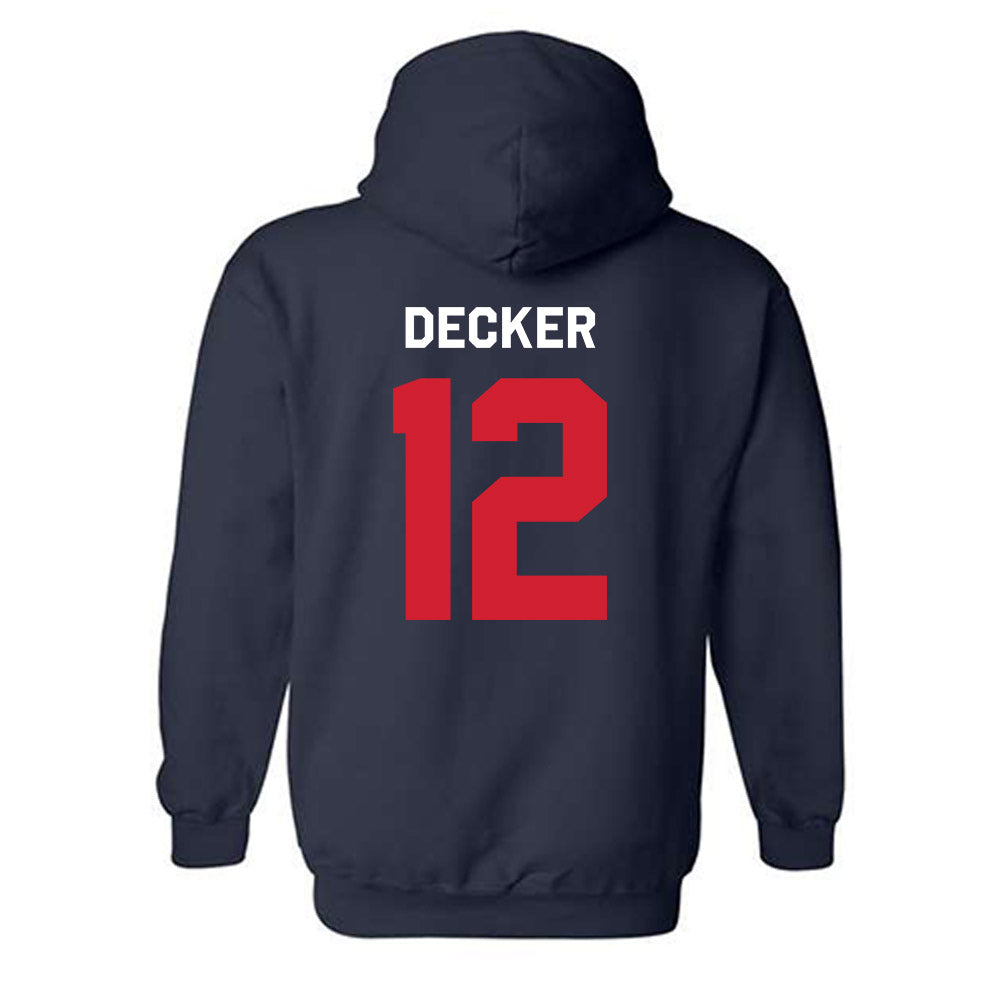 Ole Miss - NCAA Baseball : Dominic Decker - Classic Shersey Hooded Sweatshirt-1