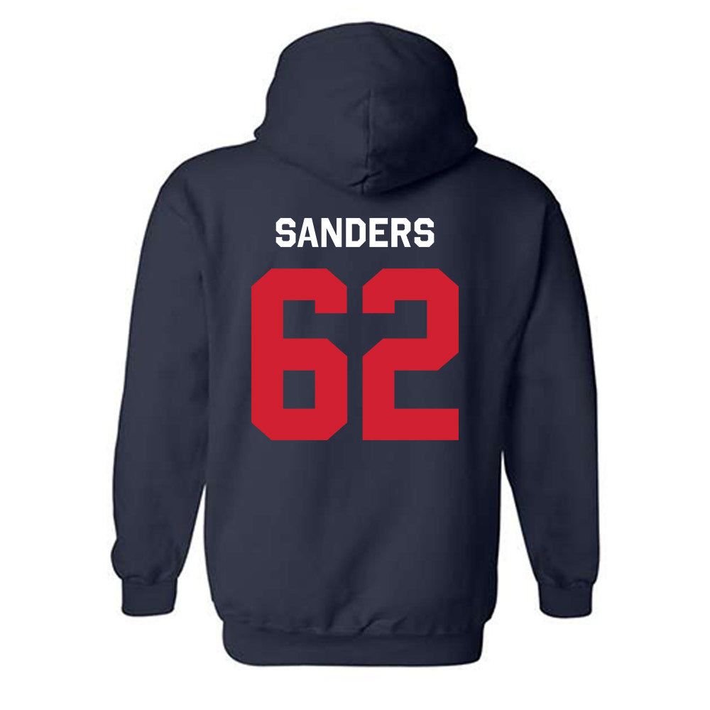 Ole Miss - NCAA Football : Brycen Sanders - Classic Shersey Hooded Sweatshirt-1