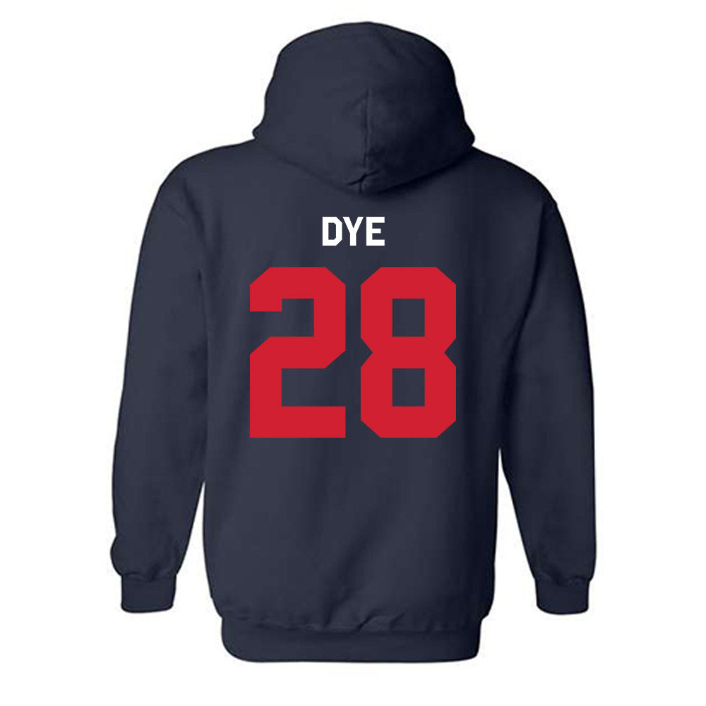 Ole Miss - NCAA Football : Joshua Dye - Classic Shersey Hooded Sweatshirt-1