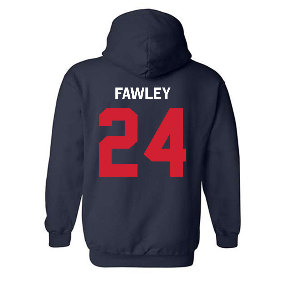Ole Miss - NCAA Baseball : Austin Fawley - Classic Shersey Hooded Sweatshirt-1