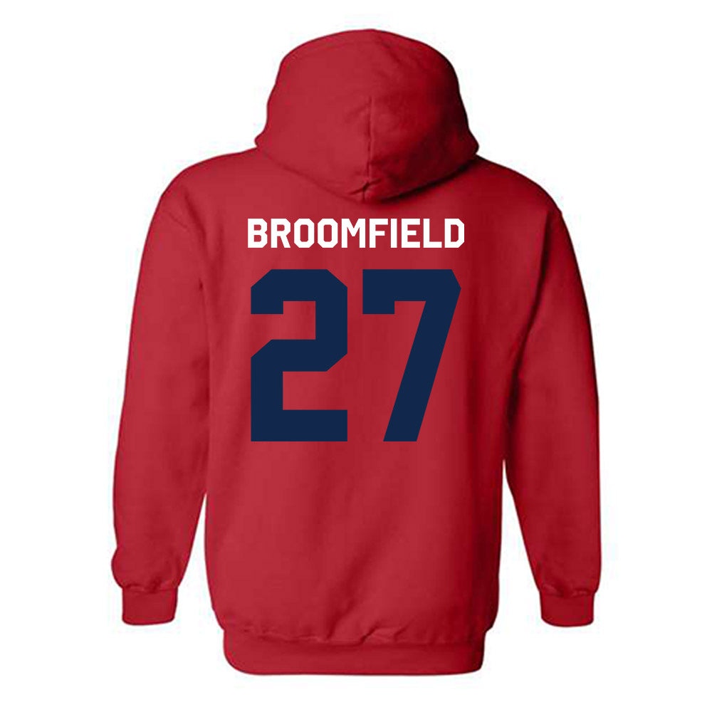 Ole Miss - NCAA Football : Pat Broomfield - Classic Shersey Hooded Sweatshirt-1