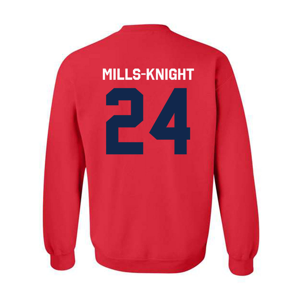 Ole Miss - NCAA Football : Shekai Mills-Knight - Classic Shersey Crewneck Sweatshirt-1