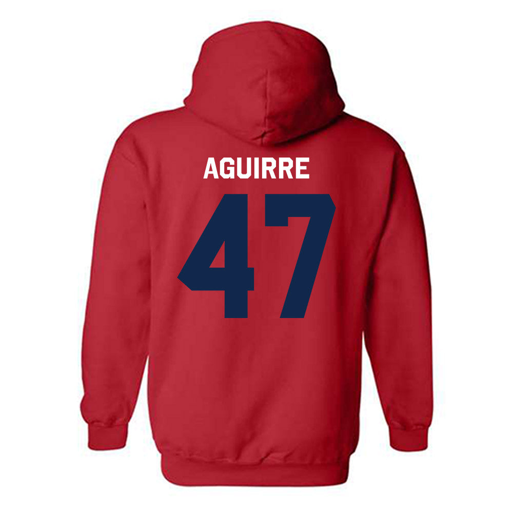 Ole Miss - NCAA Football : Anthony Aguirre - Classic Shersey Hooded Sweatshirt-1