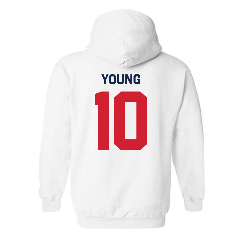 Ole Miss - NCAA Women's Basketball : J'Adore Young - Classic Shersey Hooded Sweatshirt-1