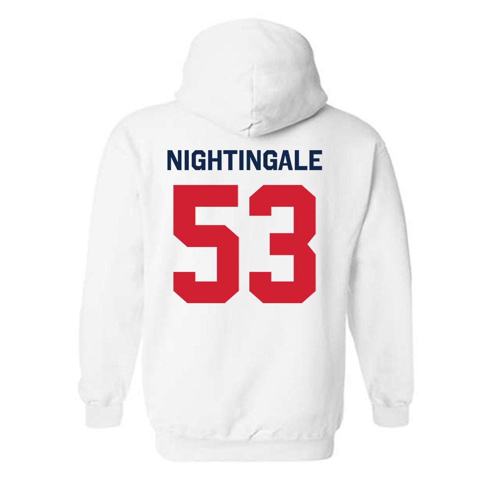 Ole Miss - NCAA Football : Trey Nightingale - Classic Shersey Hooded Sweatshirt-1