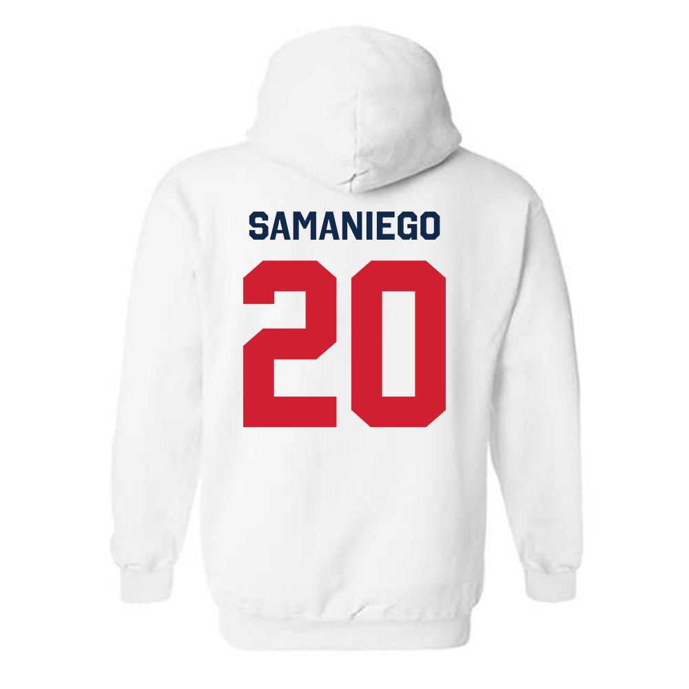 Ole Miss - NCAA Women's Volleyball : Vivianna Samaniego - Classic Shersey Hooded Sweatshirt-1