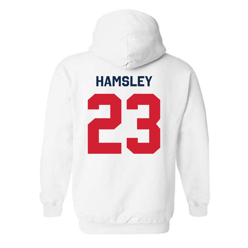 Ole Miss - NCAA Football : George Hamsley - Classic Shersey Hooded Sweatshirt-1