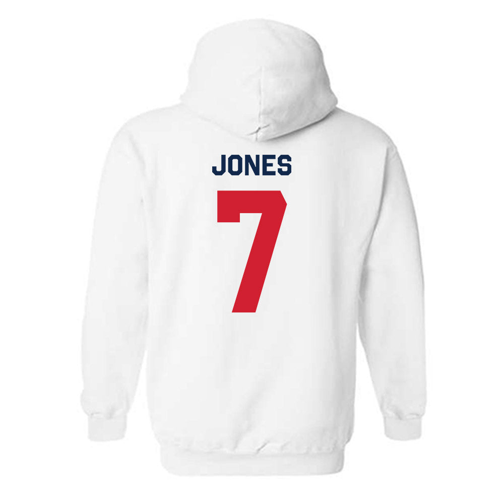 Ole Miss - NCAA Baseball : Topher Jones - Classic Shersey Hooded Sweatshirt-1