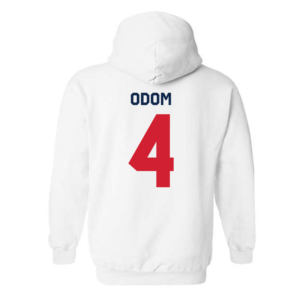 Ole Miss - NCAA Football : Caleb Odom - Classic Shersey Hooded Sweatshirt-1