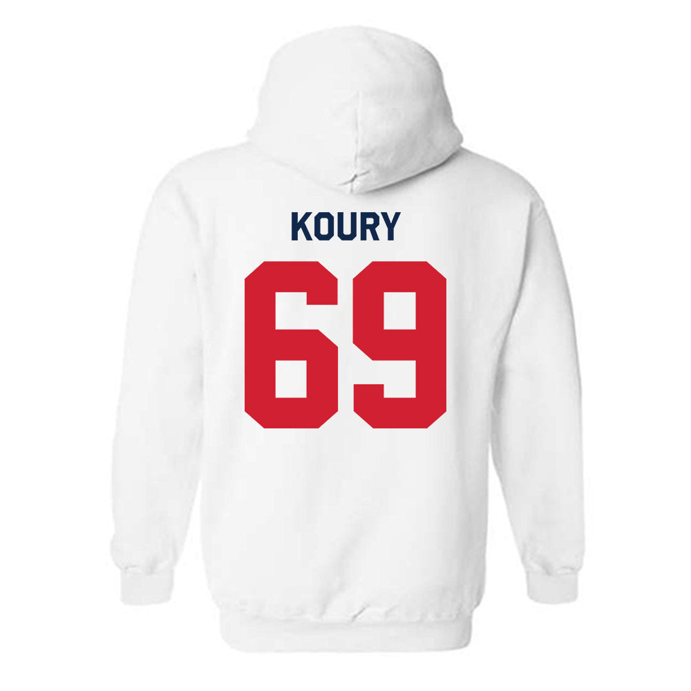 Ole Miss - NCAA Football : Joe Koury - Classic Shersey Hooded Sweatshirt-1