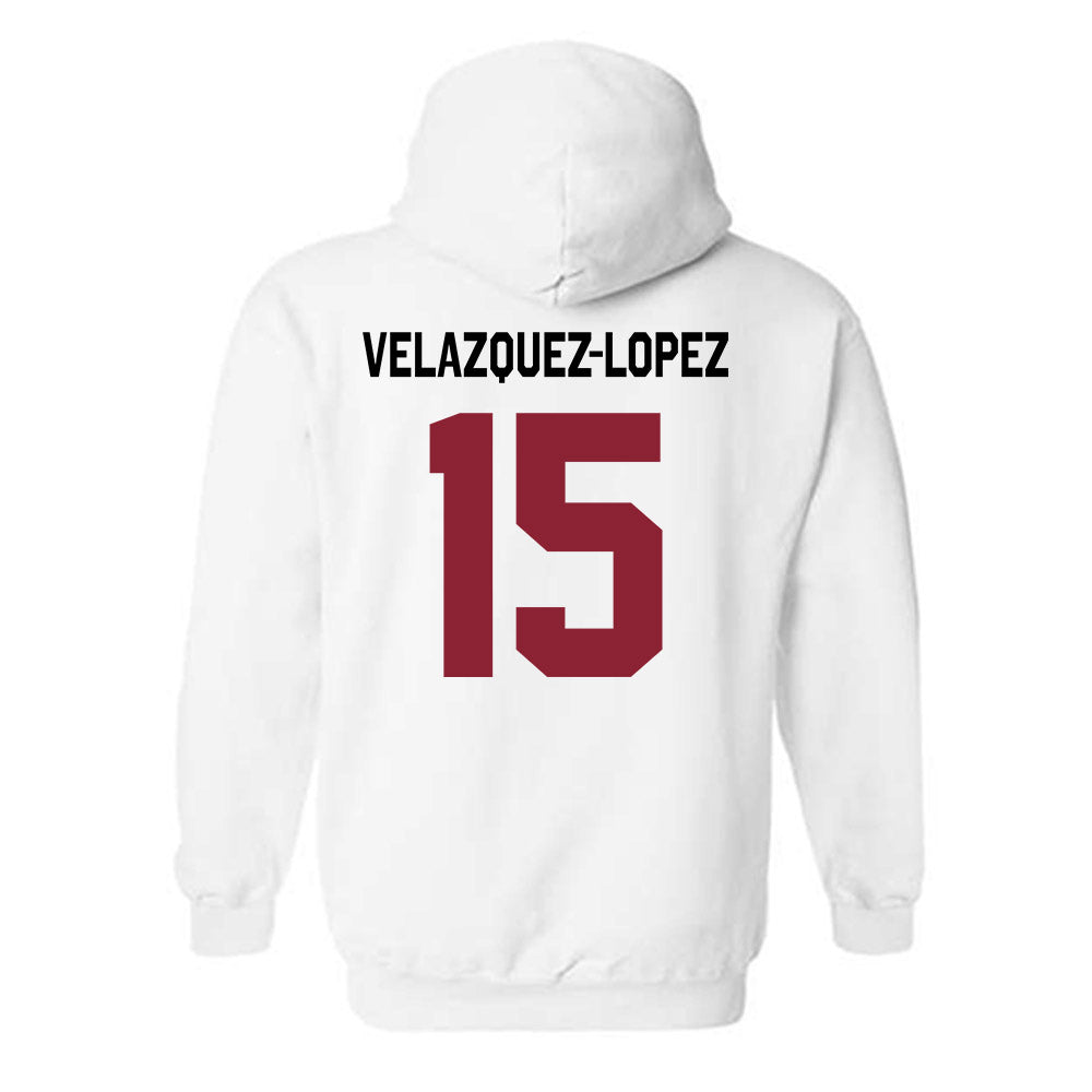 South Carolina - NCAA Men's Soccer : Alejandro Velazquez-Lopez - Classic Shersey Hooded Sweatshirt-1