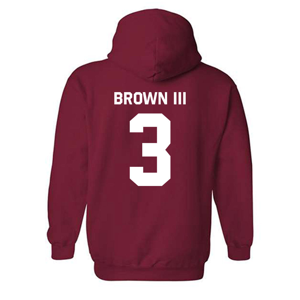 Arkansas - NCAA Football : CS Brown III - Classic Shersey Hooded Sweatshirt-1
