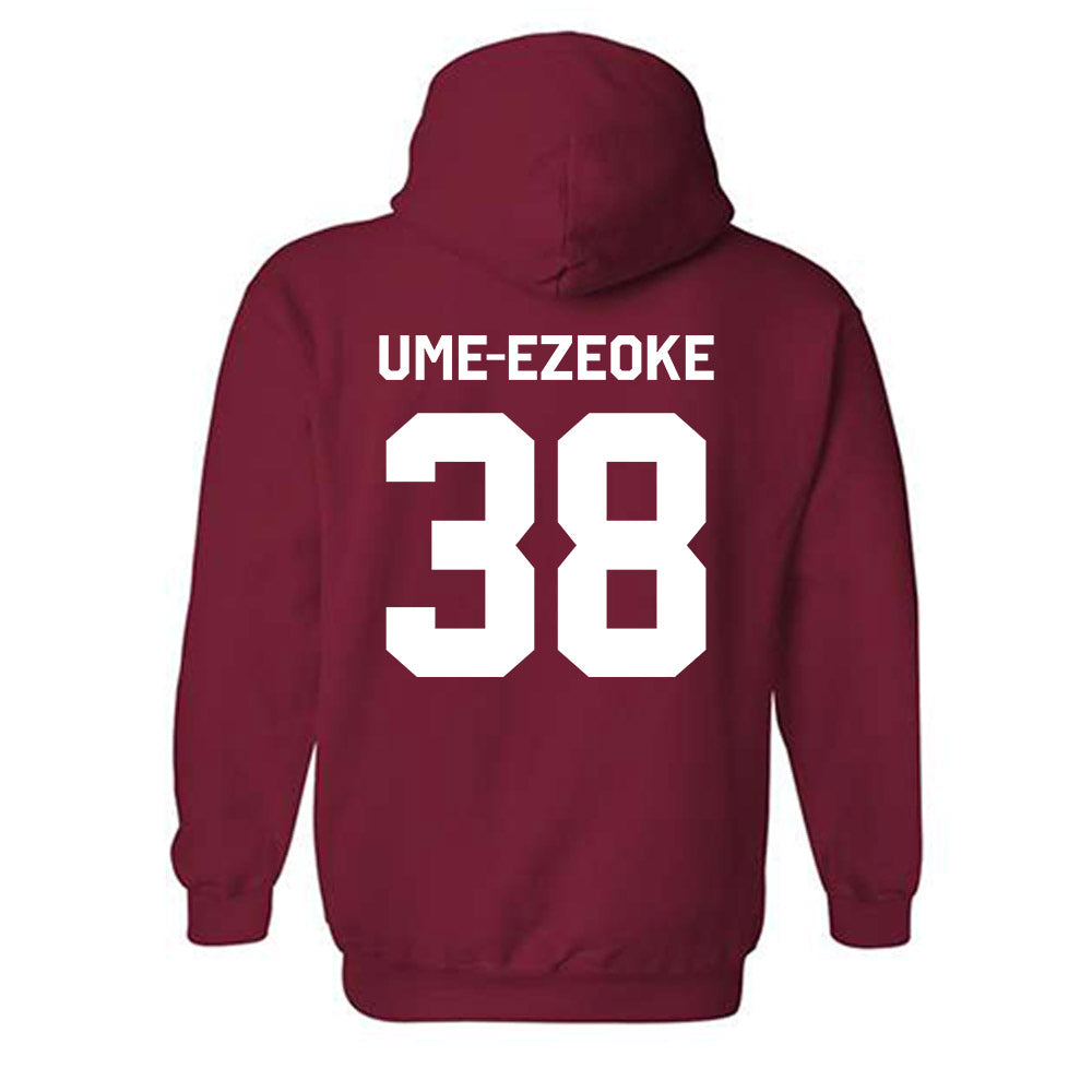 Arkansas - NCAA Football : Bradley Ume-Ezeoke - Classic Shersey Hooded Sweatshirt-1