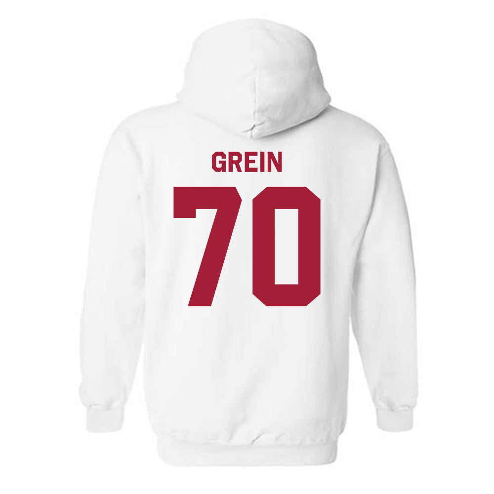 Arkansas - NCAA Football : Dan Grein - Classic Shersey Hooded Sweatshirt-1