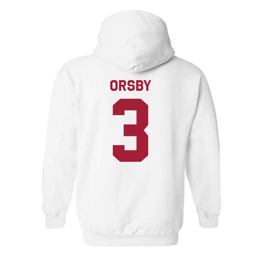 Arkansas - NCAA Women's Basketball : Allannah Orsby - Classic Shersey Hooded Sweatshirt-1