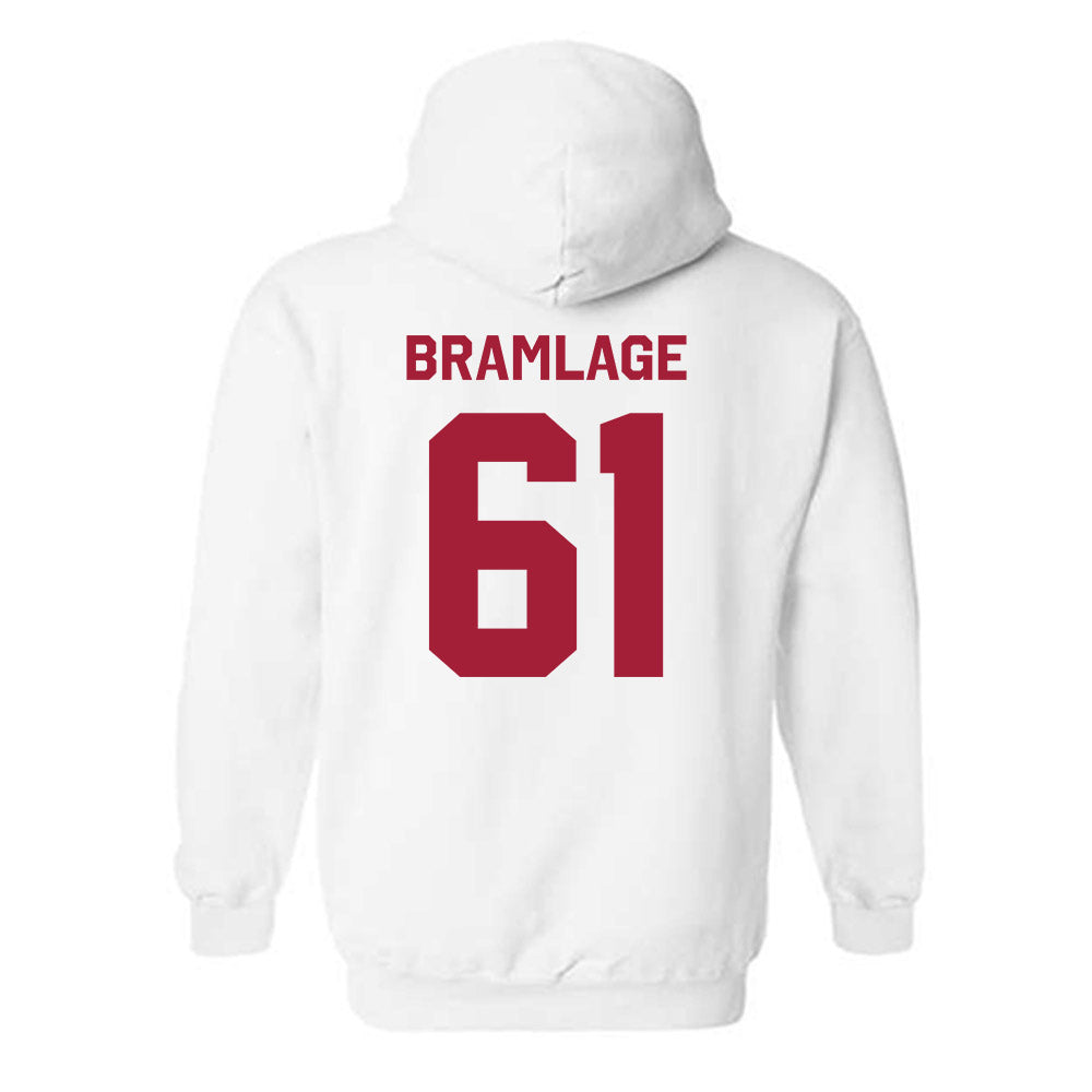 Arkansas - NCAA Football : Kaden Bramlage - Classic Shersey Hooded Sweatshirt-1