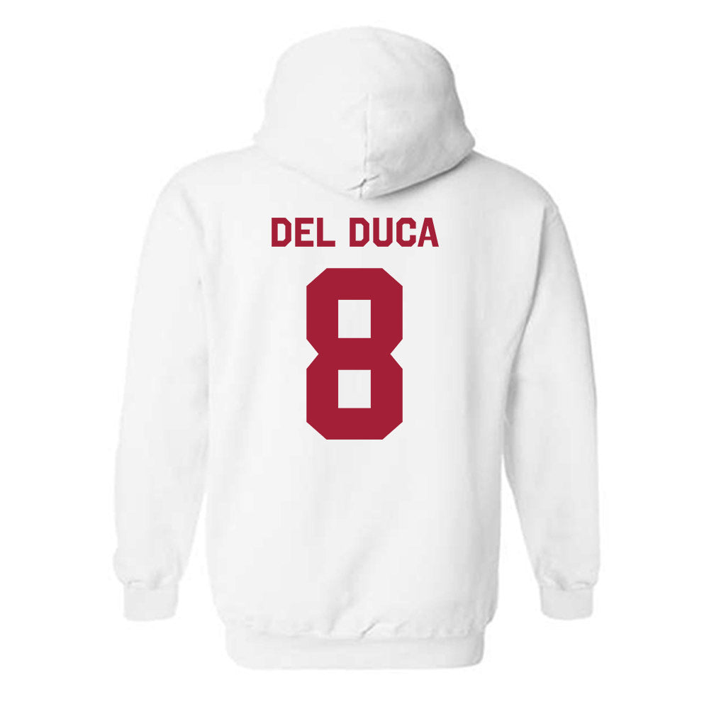 Arkansas - NCAA Softball : Kyler Del Duca - Classic Shersey Hooded Sweatshirt-1