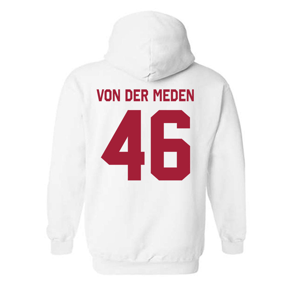 Arkansas - NCAA Football : Charlie von der Meden - Classic Shersey Hooded Sweatshirt-1
