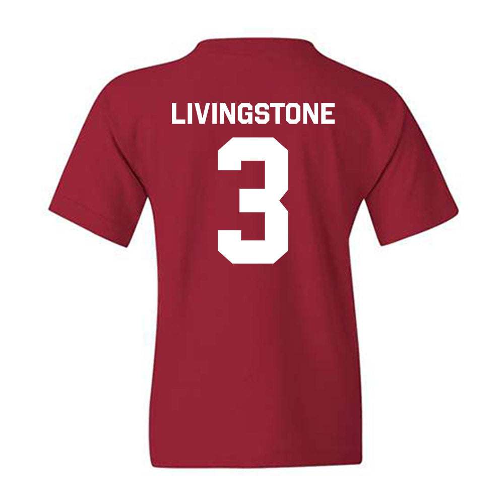 Oklahoma - NCAA Football : Parker Livingstone - Classic Shersey Youth T-Shirt-1