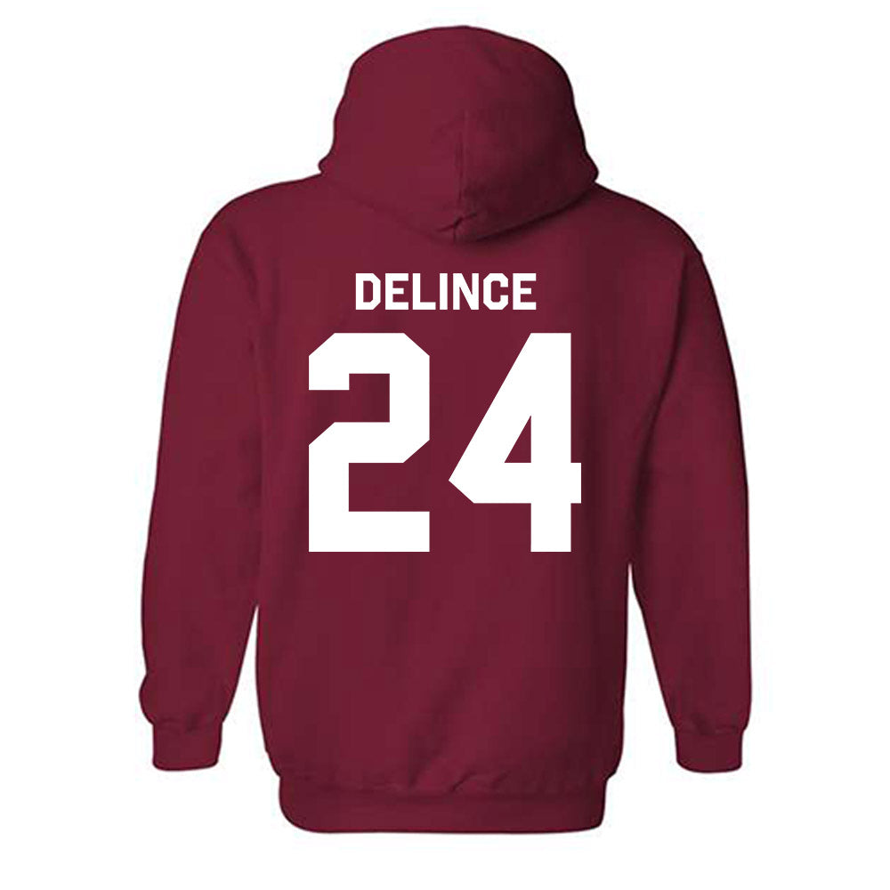 Oklahoma - NCAA Women's Volleyball : Halle Delince - Classic Shersey Hooded Sweatshirt-3