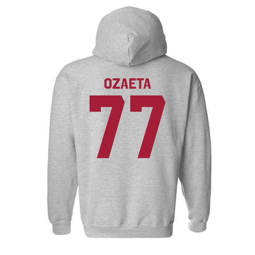 Oklahoma - NCAA Football : Heath Ozaeta - Classic Shersey Hooded Sweatshirt-1