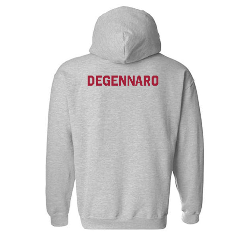 Oklahoma - NCAA Wrestling : Sebastian Degennaro - Classic Shersey Hooded Sweatshirt-1