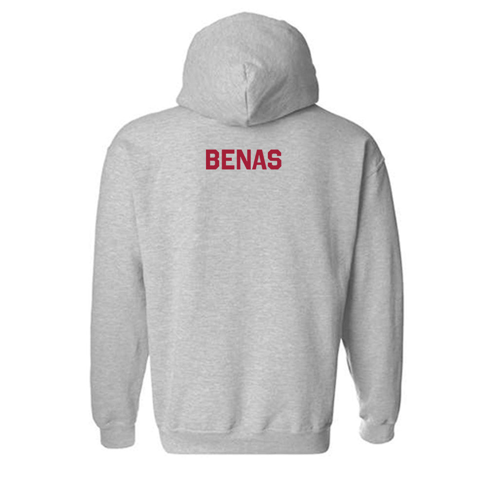Oklahoma - NCAA Men's Gymnastics : Fuzzy Benas - Classic Shersey Hooded Sweatshirt-1