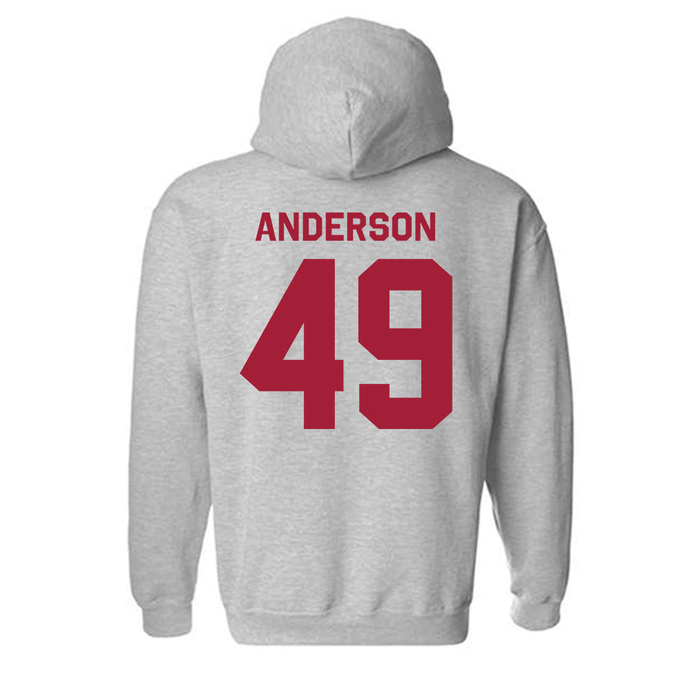 Oklahoma - NCAA Football : Ben Anderson - Classic Shersey Hooded Sweatshirt-1