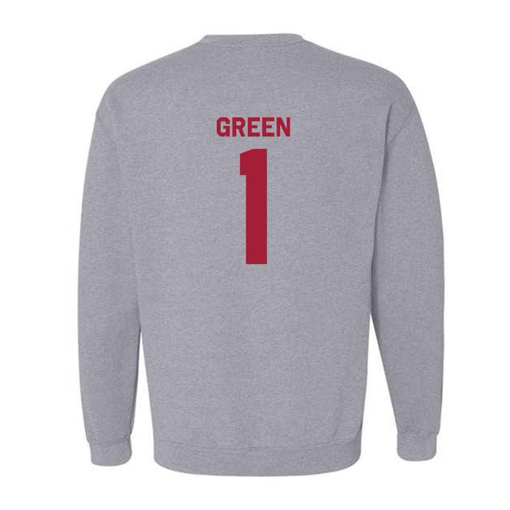 Oklahoma - NCAA Men's Track & Field : Bj Green - Classic Shersey Crewneck Sweatshirt-1