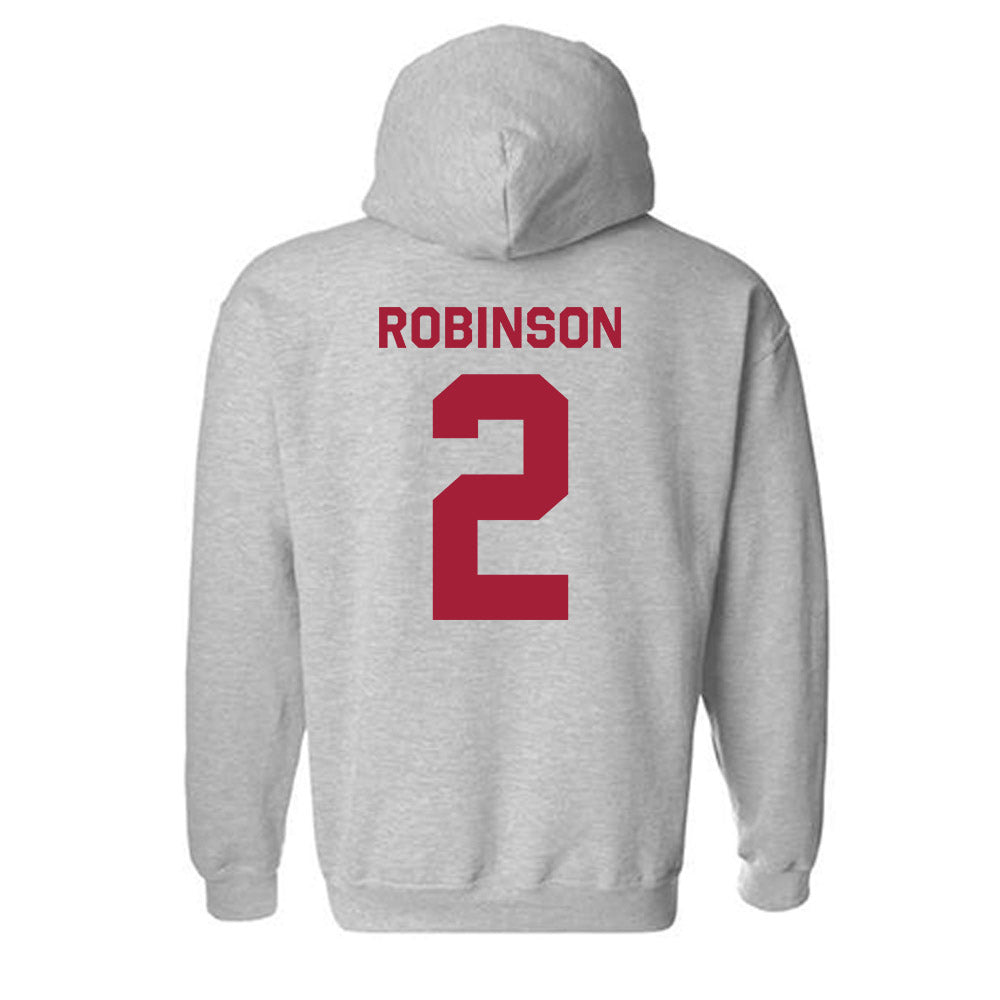 Oklahoma - NCAA Football : Omarion Robinson - Classic Shersey Hooded Sweatshirt-1