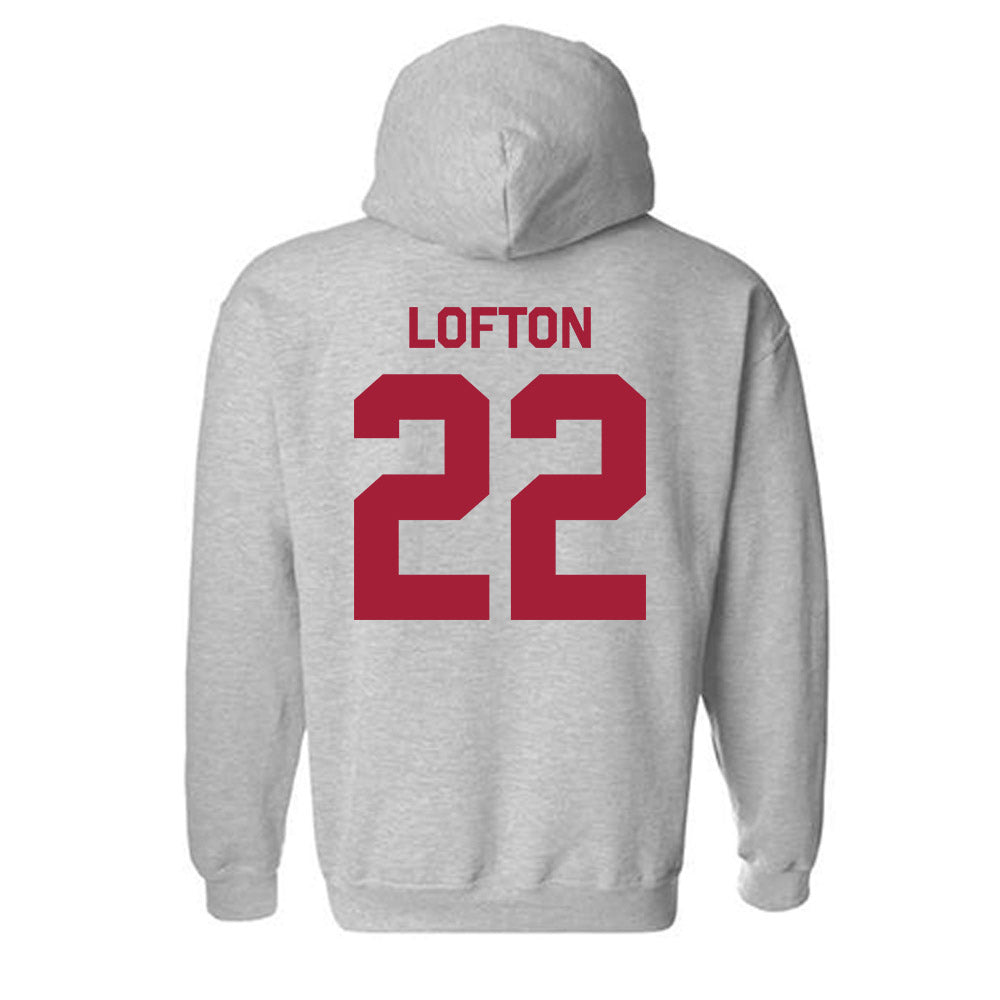 Oklahoma - NCAA Women's Basketball : Keziah Lofton - Classic Shersey Hooded Sweatshirt-1