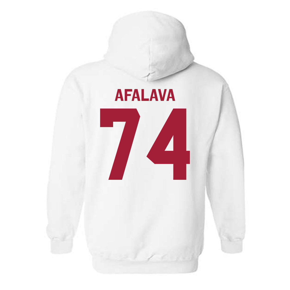 Oklahoma - NCAA Football : Darius Afalava - Classic Shersey Hooded Sweatshirt-1