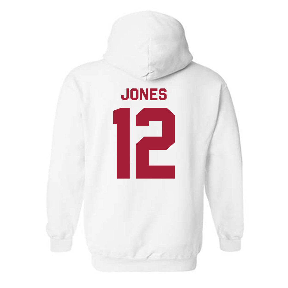 Oklahoma - NCAA Men's Basketball : Jadon Jones - Classic Shersey Hooded Sweatshirt-1