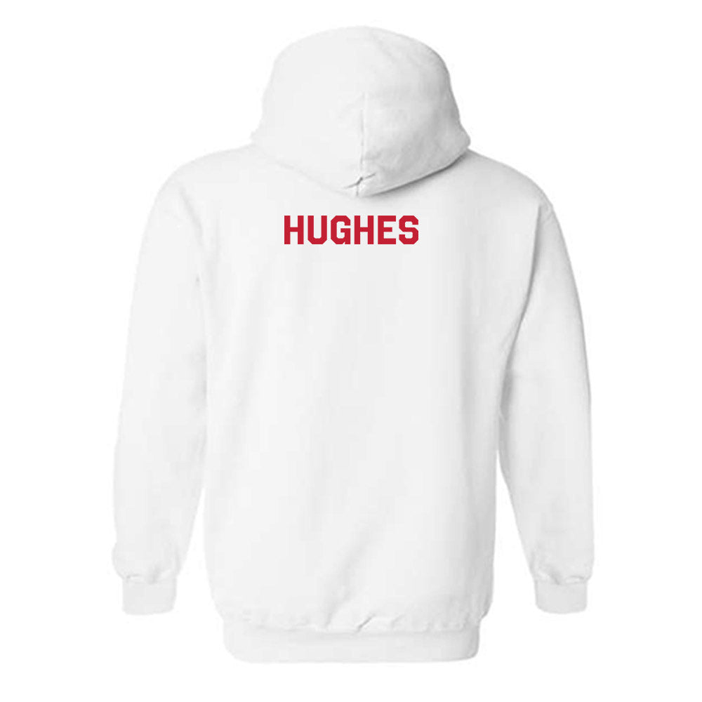 New Mexico - NCAA Women's Track & Field : Ajia Hughes - Classic Shersey Hooded Sweatshirt-1