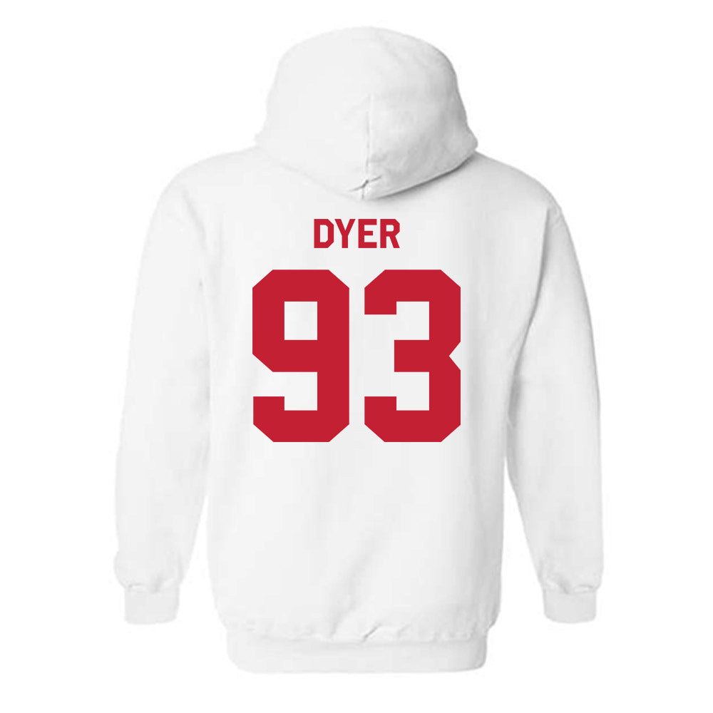 New Mexico - NCAA Football : Deven Dyer - Classic Shersey Hooded Sweatshirt-1