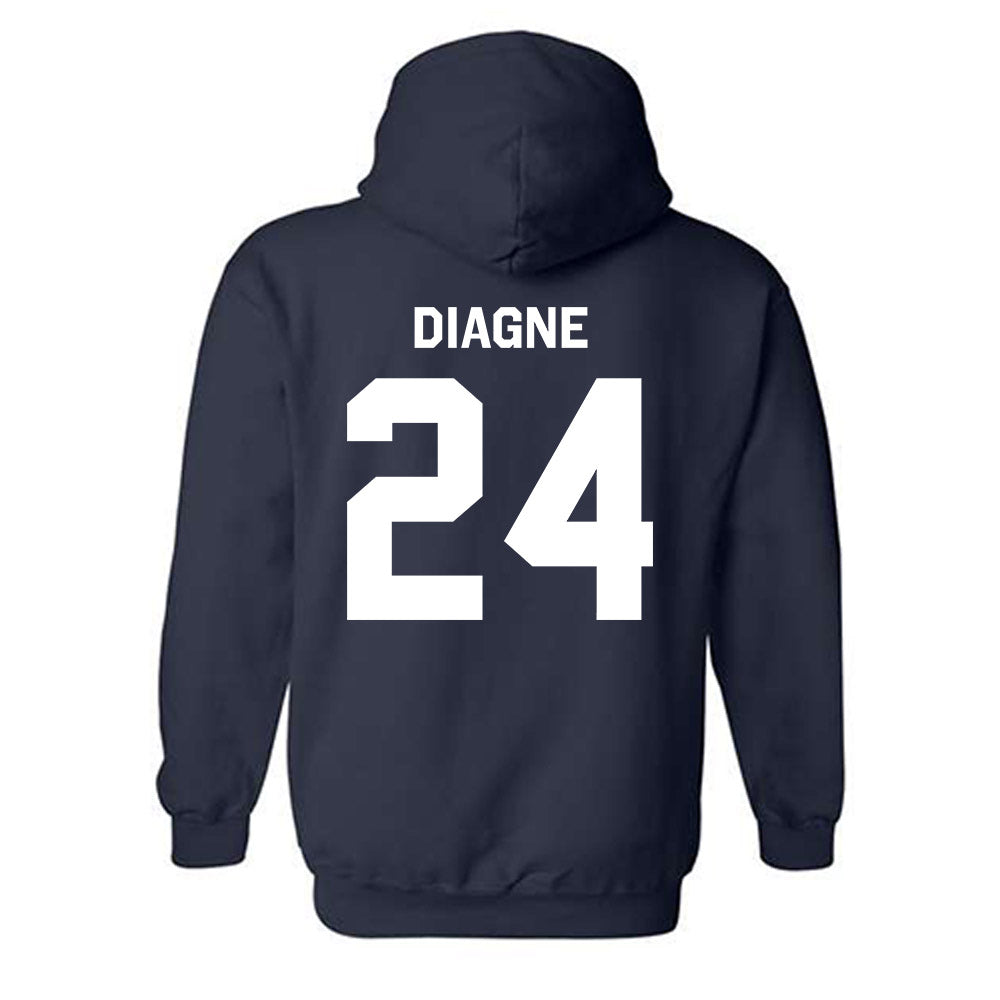 Gonzaga - NCAA Men's Basketball : Ismaila Diagne - Classic Shersey Hooded Sweatshirt-1