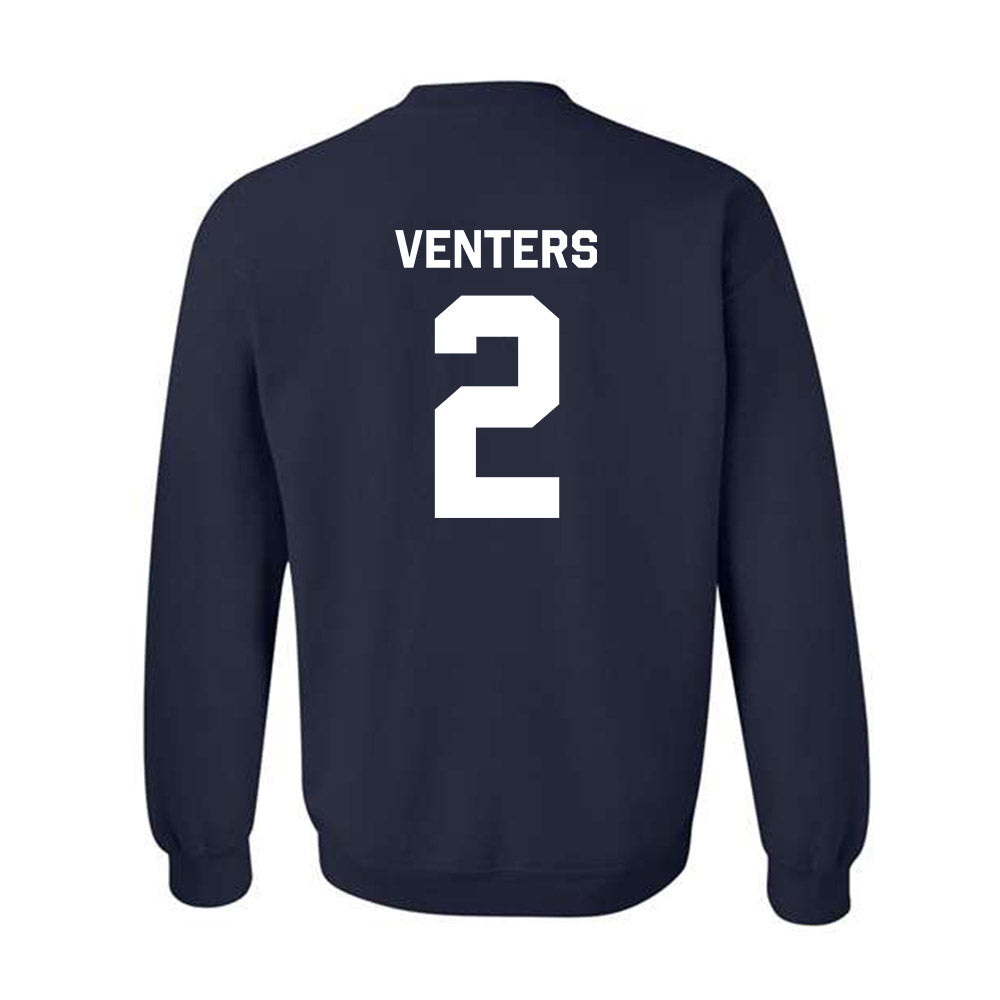 Gonzaga - NCAA Men's Basketball : Steele Venters - Classic Shersey Crewneck Sweatshirt-1