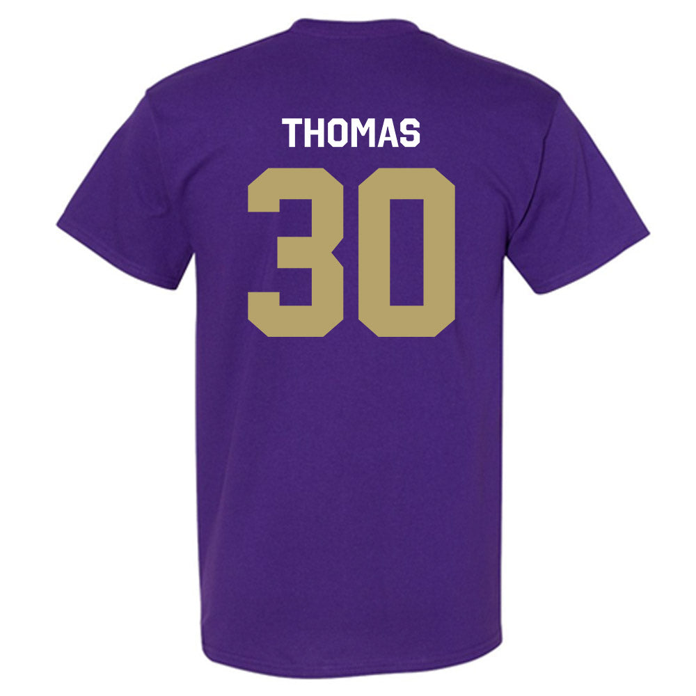 JMU - NCAA Football : Dkwan Thomas - Classic Shersey T-Shirt-1