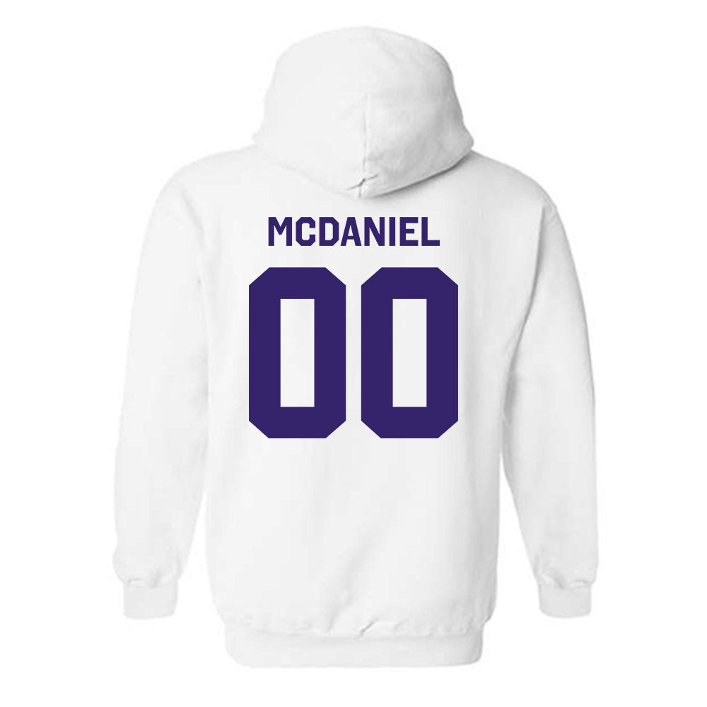 JMU - NCAA Women's Basketball : Peyton McDaniel - Classic Shersey Hooded Sweatshirt-1
