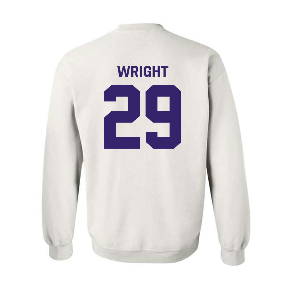 JMU - NCAA Football : KJ Wright - Classic Shersey Crewneck Sweatshirt-1