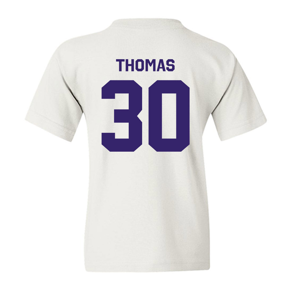 JMU - NCAA Football : Dkwan Thomas - Classic Shersey Youth T-Shirt-1