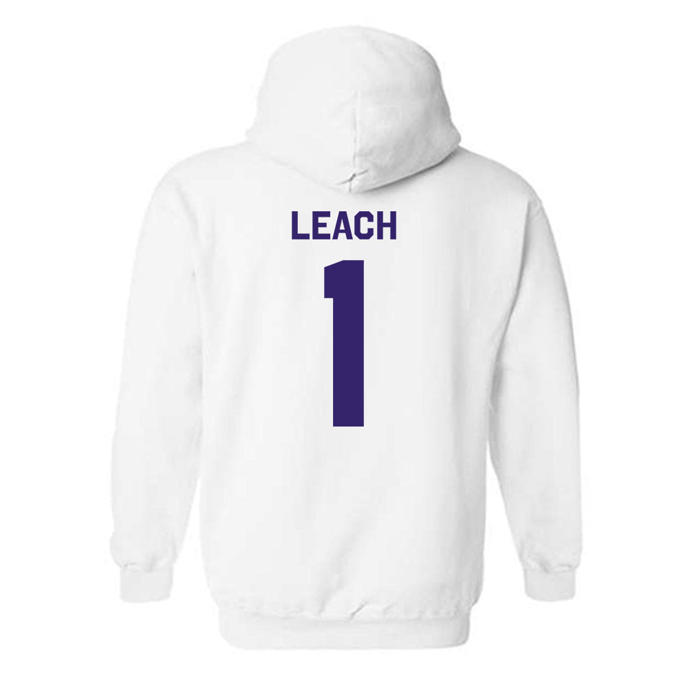 JMU - NCAA Women's Basketball : Maddie Leach - Classic Shersey Hooded Sweatshirt-1