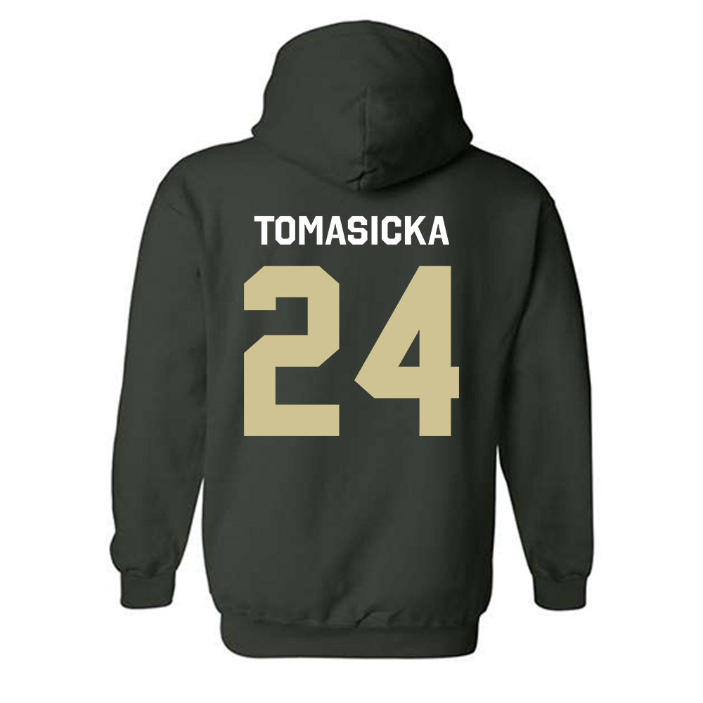 USF - NCAA Women's Basketball : Raina Tomasicka - Classic Shersey Hooded Sweatshirt-1