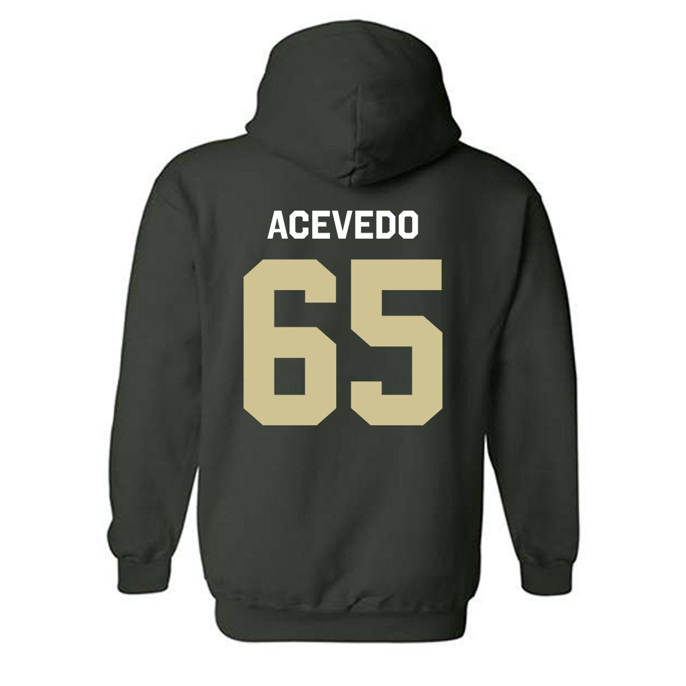 USF - NCAA Football : Jaylin Acevedo - Classic Shersey Hooded Sweatshirt-3